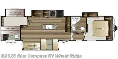 2015 Keystone Cougar 336BHS - Used Fifth Wheel For Sale by Blue Compass RV Wheat Ridge in Wheat Ridge, Colorado