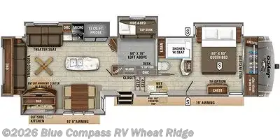 2020 Jayco Eagle 357MDOK - Used Fifth Wheel For Sale by Blue Compass RV Wheat Ridge in Wheat Ridge, Colorado