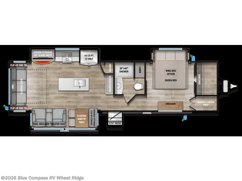 2026 Alliance RV Avenue 332RL - New Travel Trailer For Sale by Blue Compass RV Wheat Ridge in Wheat Ridge, Colorado features Slideout