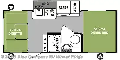 2019 Forest River R Pod RP-190 - Used Travel Trailer For Sale by Blue Compass RV Wheat Ridge in Wheat Ridge, Colorado
