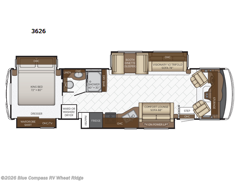 2022 Newmar Bay Star 3626 - Used Class A For Sale by Blue Compass RV Wheat Ridge in Wheat Ridge, Colorado features Slideout
