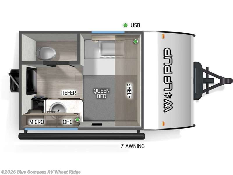 2026 Forest River Cherokee Wolf Pup 9CELP - New Travel Trailer For Sale by Blue Compass RV Wheat Ridge in Wheat Ridge, Colorado