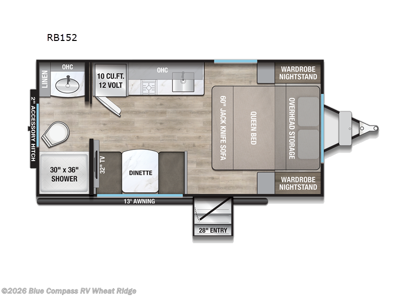 2026 Alliance RV Delta Solo RB152 - New Travel Trailer For Sale by Blue Compass RV Wheat Ridge in Wheat Ridge, Colorado