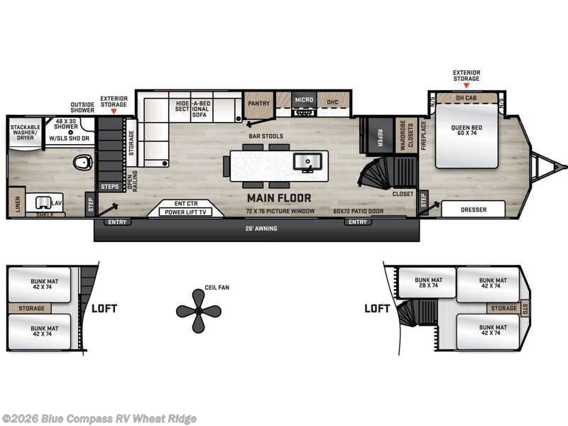 2026 Forest River Aurora Destination Series 42CONDO - New Destination Trailer For Sale by Blue Compass RV Wheat Ridge in Wheat Ridge, Colorado