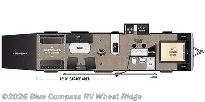 2018 Keystone Impact 3216 - Used Toy Hauler For Sale by Blue Compass RV Wheat Ridge in Wheat Ridge, Colorado