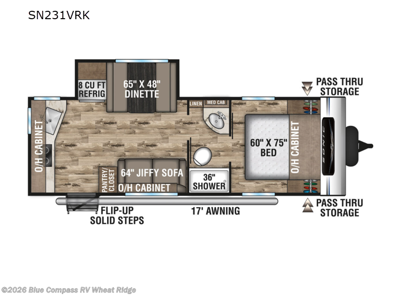 2022 Venture RV Sonic SN231VRK - Used Travel Trailer For Sale by Blue Compass RV Wheat Ridge in Wheat Ridge, Colorado features Slideout