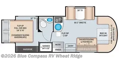 2022 Thor Motor Coach Delano Sprinter 24RW - Used Class C For Sale by Blue Compass RV Wheat Ridge in Wheat Ridge, Colorado
