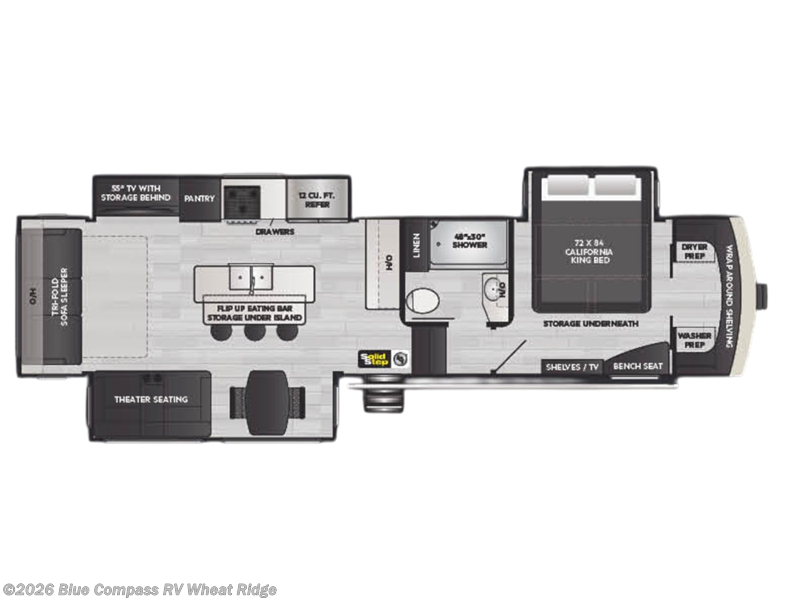 2020 Keystone Arcadia 3660RL - Used Fifth Wheel For Sale by Blue Compass RV Wheat Ridge in Wheat Ridge, Colorado