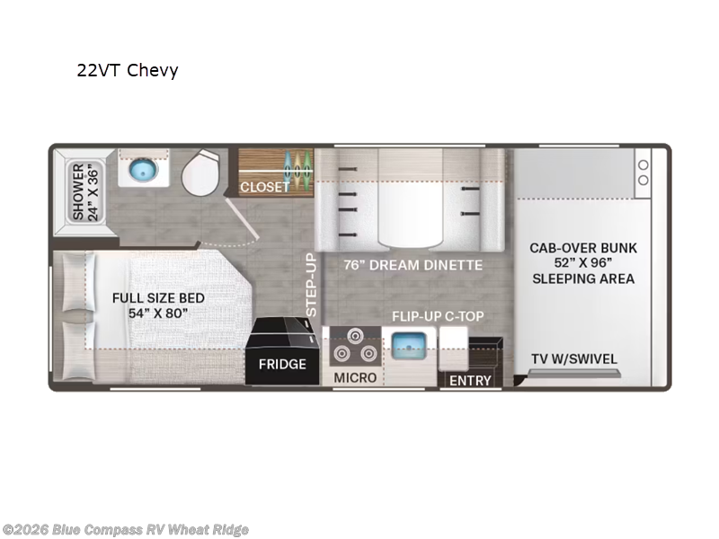 2025 Thor Motor Coach Geneva 22VT Chevy - Used Class C For Sale by Blue Compass RV Wheat Ridge in Wheat Ridge, Colorado