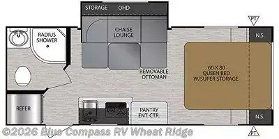 2019 Forest River No Boundaries 19.5 - Used Travel Trailer For Sale by Blue Compass RV Wheat Ridge in Wheat Ridge, Colorado
