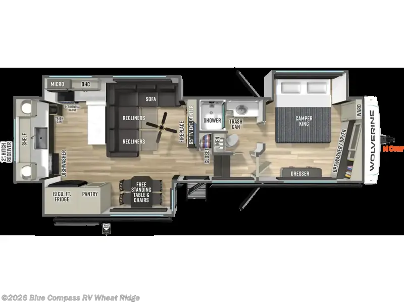 2027 Forest River Wolverine 32JF - New Fifth Wheel For Sale by Blue Compass RV Wheat Ridge in Wheat Ridge, Colorado