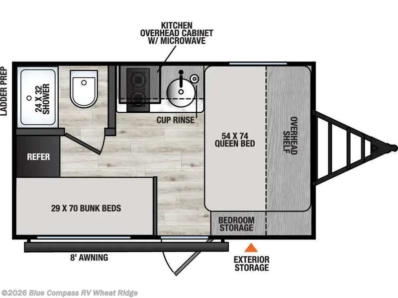 2026 Forest River Viking 12BH - New Travel Trailer For Sale by Blue Compass RV Wheat Ridge in Wheat Ridge, Colorado