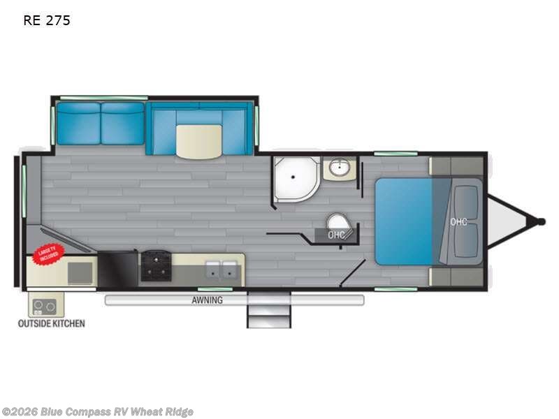 2022 Heartland Pioneer RE 275 - Used Travel Trailer For Sale by Blue Compass RV Wheat Ridge in Wheat Ridge, Colorado features Slideout