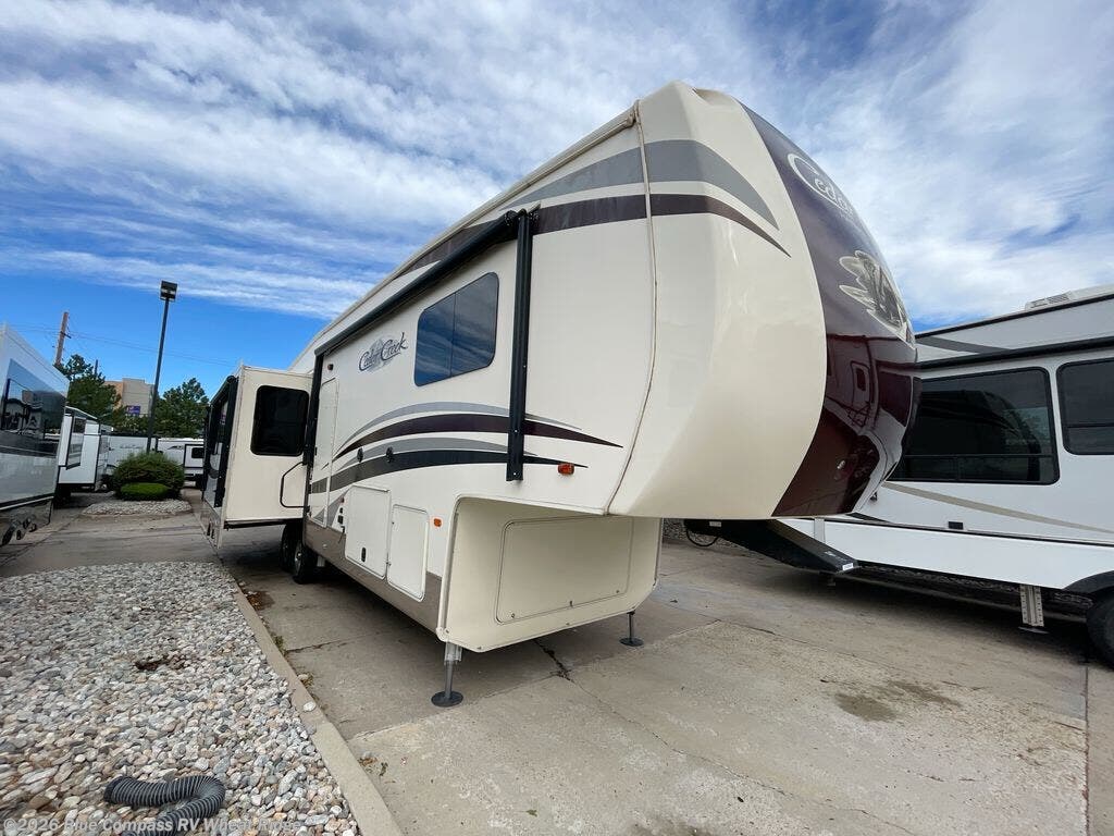 2018 Cedar Creek Hathaway Edition 34RL2 by Forest River from Blue Compass RV Wheat Ridge in Wheat Ridge, Colorado