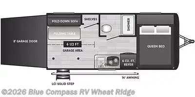 2020 Keystone Hideout Single Axle 172TX - Used Travel Trailer For Sale by Blue Compass RV Wheat Ridge in Wheat Ridge, Colorado