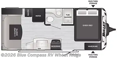 2021 Keystone Bullet Crossfire 1900RD - Used Travel Trailer For Sale by Blue Compass RV Wheat Ridge in Wheat Ridge, Colorado