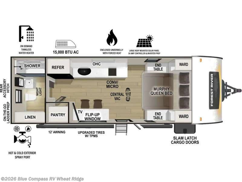 2025 Forest River R Pod RP-197 - Used Travel Trailer For Sale by Blue Compass RV Wheat Ridge in Wheat Ridge, Colorado