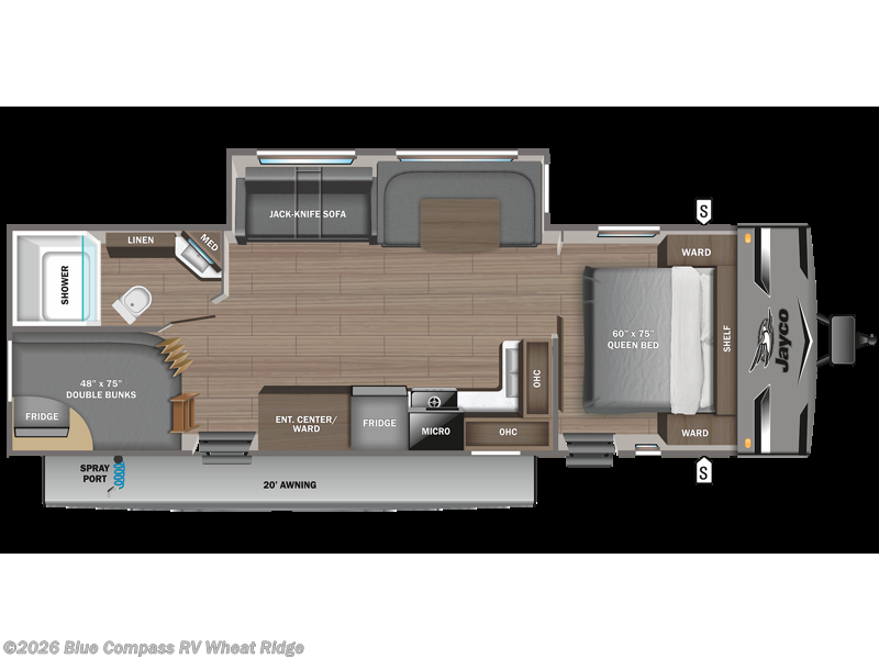 2024 Jayco Jay Flight 286BHSW - Used Travel Trailer For Sale by Blue Compass RV Wheat Ridge in Wheat Ridge, Colorado