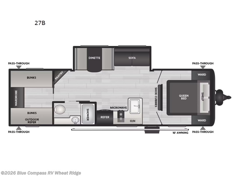 2025 Keystone Coleman 27B - Used Travel Trailer For Sale by Blue Compass RV Wheat Ridge in Wheat Ridge, Colorado features Slideout