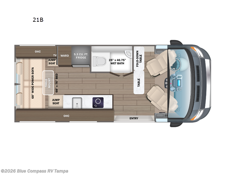 2025 Jayco Solstice 21B - New Class B For Sale by Blue Compass RV Tampa in Dover, Florida