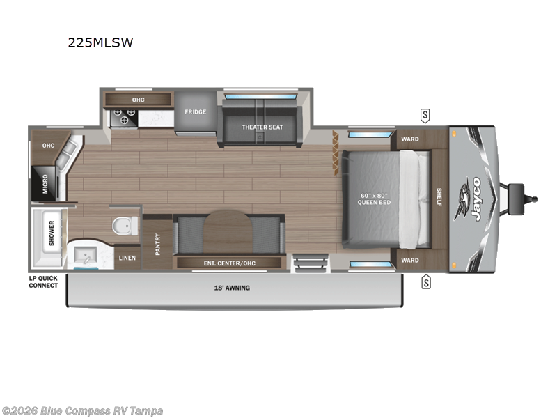 2026 Jayco Jay Flight SLX 225MLSW - New Travel Trailer For Sale by Blue Compass RV Tampa in Dover, Florida