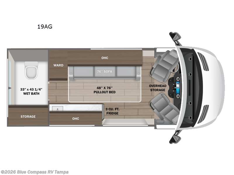 2026 Jayco Terrain 19AG - New Class B For Sale by Blue Compass RV Tampa in Dover, Florida