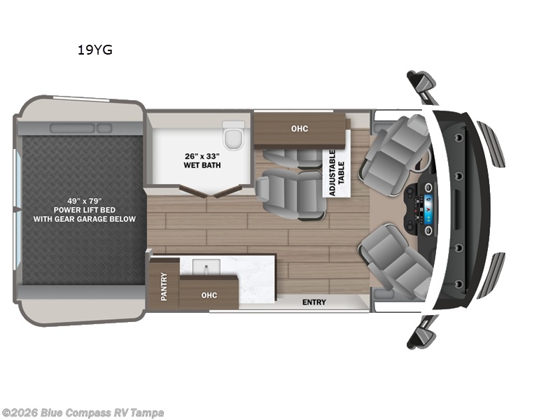 2026 Jayco Terrain 19YG - New Class B For Sale by Blue Compass RV Tampa in Dover, Florida