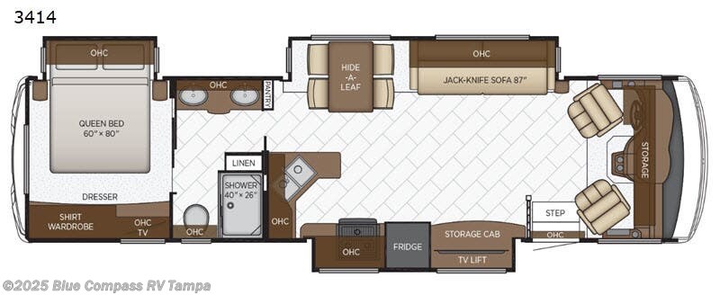 2020 Newmar Bay Star 3414 - Used Class A For Sale by Blue Compass RV Tampa in Dover, Florida features Slideout