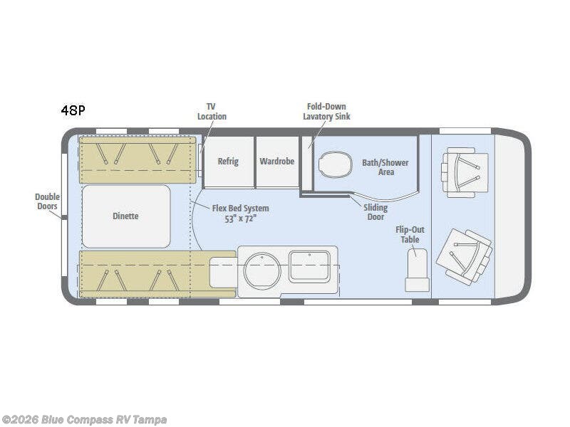2018 Winnebago Paseo 48P - Used Class C For Sale by Blue Compass RV Tampa in Dover, Florida