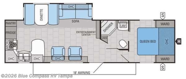 2016 Jayco Jay Flight 29RKS - Used Travel Trailer For Sale by Blue Compass RV Tampa in Dover, Florida features Slideout