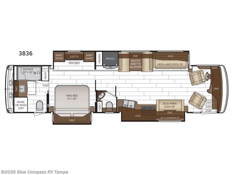 2026 Newmar Dutch Star 3836 - New Class A For Sale by Blue Compass RV Tampa in Dover, Florida features Slideout