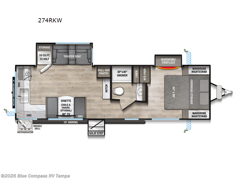 2026 Alliance RV Delta 274RKW - New Travel Trailer For Sale by Blue Compass RV Tampa in Dover, Florida features Slideout