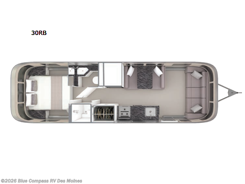 2026 Airstream Classic 30RB - New Travel Trailer For Sale by Blue Compass RV Des Moines in Altoona, Iowa
