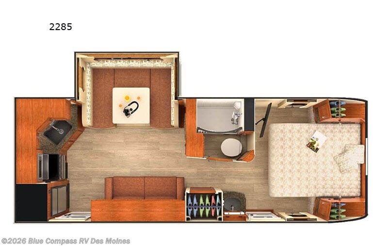 2019 Lance Lance Travel Trailers 2285 - Used Travel Trailer For Sale by Blue Compass RV Des Moines in Altoona, Iowa features Slideout