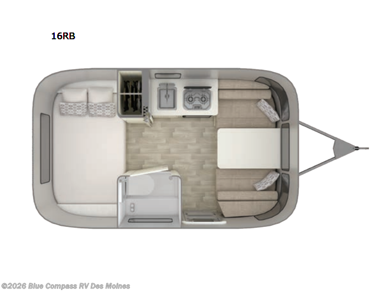 2026 Airstream Bambi 16RB - New Travel Trailer For Sale by Blue Compass RV Des Moines in Altoona, Iowa