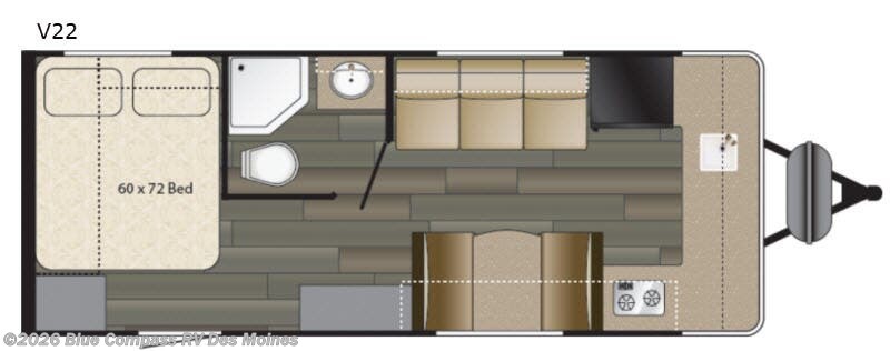 2019 Heartland Terry Classic V22 - Used Travel Trailer For Sale by Blue Compass RV Des Moines in Altoona, Iowa