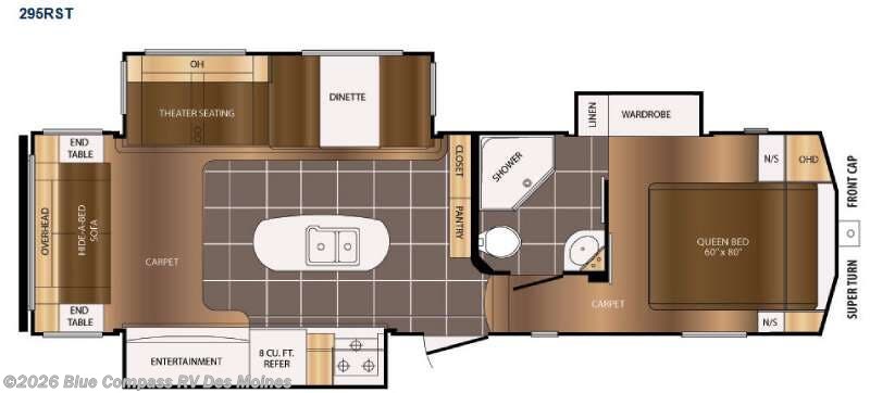 2016 Prime Time Crusader 295RST - Used Fifth Wheel For Sale by Blue Compass RV Des Moines in Altoona, Iowa features Slideout