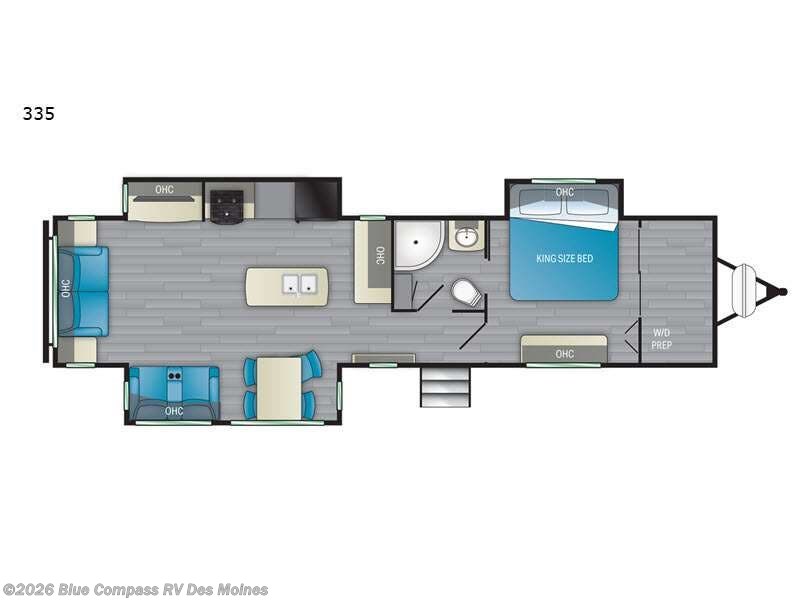 2021 Heartland Mallard 335 - Used Travel Trailer For Sale by Blue Compass RV Des Moines in Altoona, Iowa features Slideout