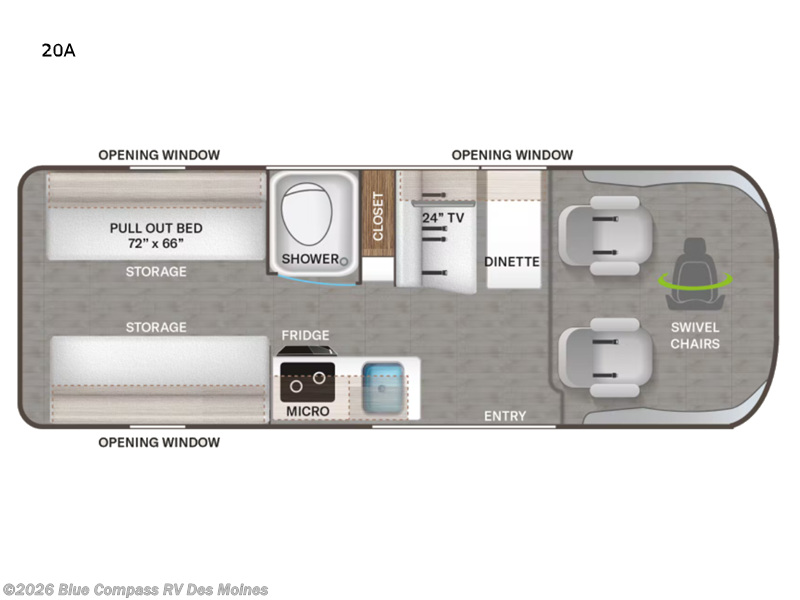 2022 Thor Motor Coach Sequence 20A - Used Class B For Sale by Blue Compass RV Des Moines in Altoona, Iowa