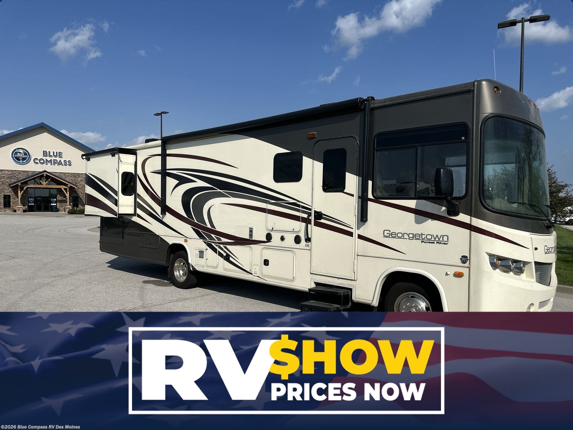 2016 Forest River Georgetown 335DS - Used Class A For Sale by Blue Compass RV Des Moines in Altoona, Iowa features Slideout