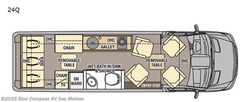 2019 Coachmen Galleria 24Q - Used Class B For Sale by Blue Compass RV Des Moines in Altoona, Iowa