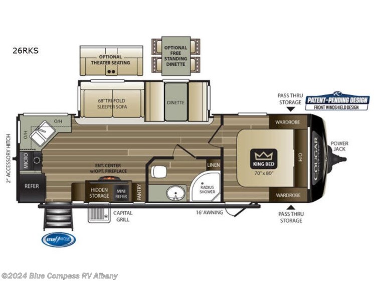 Used 2019 Keystone Cougar Half-Ton Series 26RKS available in Latham, New York