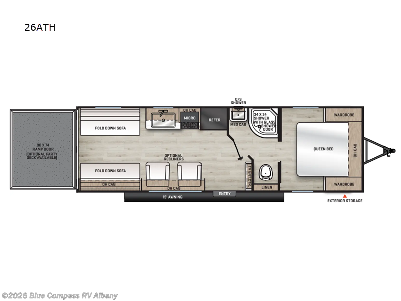 2026 Forest River Aurora 26ATH - New Toy Hauler For Sale by Blue Compass RV Albany in Latham, New York