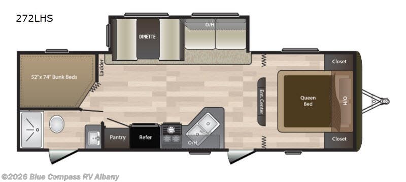 2018 Keystone Hideout 272LHS - Used Travel Trailer For Sale by Blue Compass RV Albany in Latham, New York features Slideout