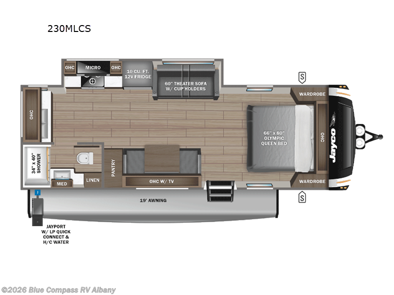 2025 Jayco Eagle HT 230MLCS - New Travel Trailer For Sale by Blue Compass RV Albany in Latham, New York features Slideout