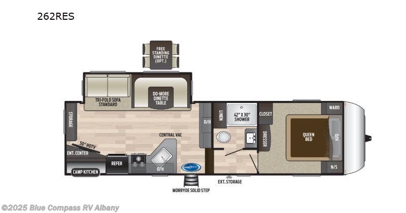 2019 Keystone Hideout 262RES - Used Fifth Wheel For Sale by Blue Compass RV Albany in Latham, New York features Slideout