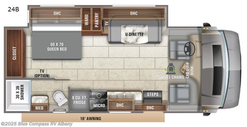 2020 Entegra Coach Odyssey 24B - Used Class C For Sale by Blue Compass RV Albany in Latham, New York features Slideout