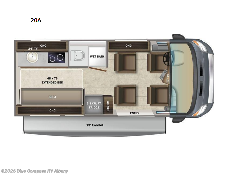 2022 Entegra Coach Ethos 20A - Used Class B For Sale by Blue Compass RV Albany in Latham, New York