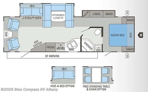 2013 Jayco Eagle 298RLDS - Used Travel Trailer For Sale by Blue Compass RV Albany in Latham, New York features Slideout