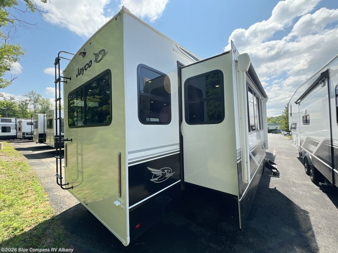 2025 Jayco Eagle 355MBQS - New Fifth Wheel For Sale by Blue Compass RV Albany in Latham, New York features Slideout